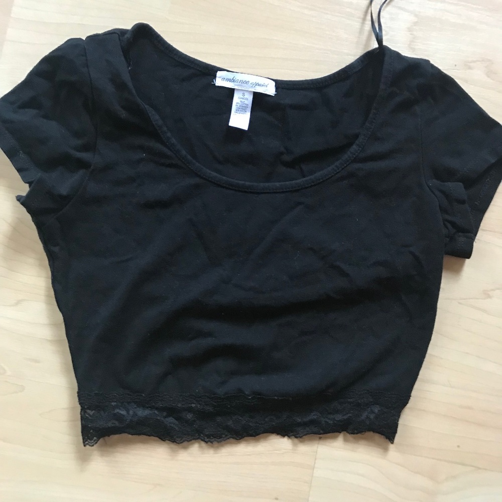 Black Crop Top
